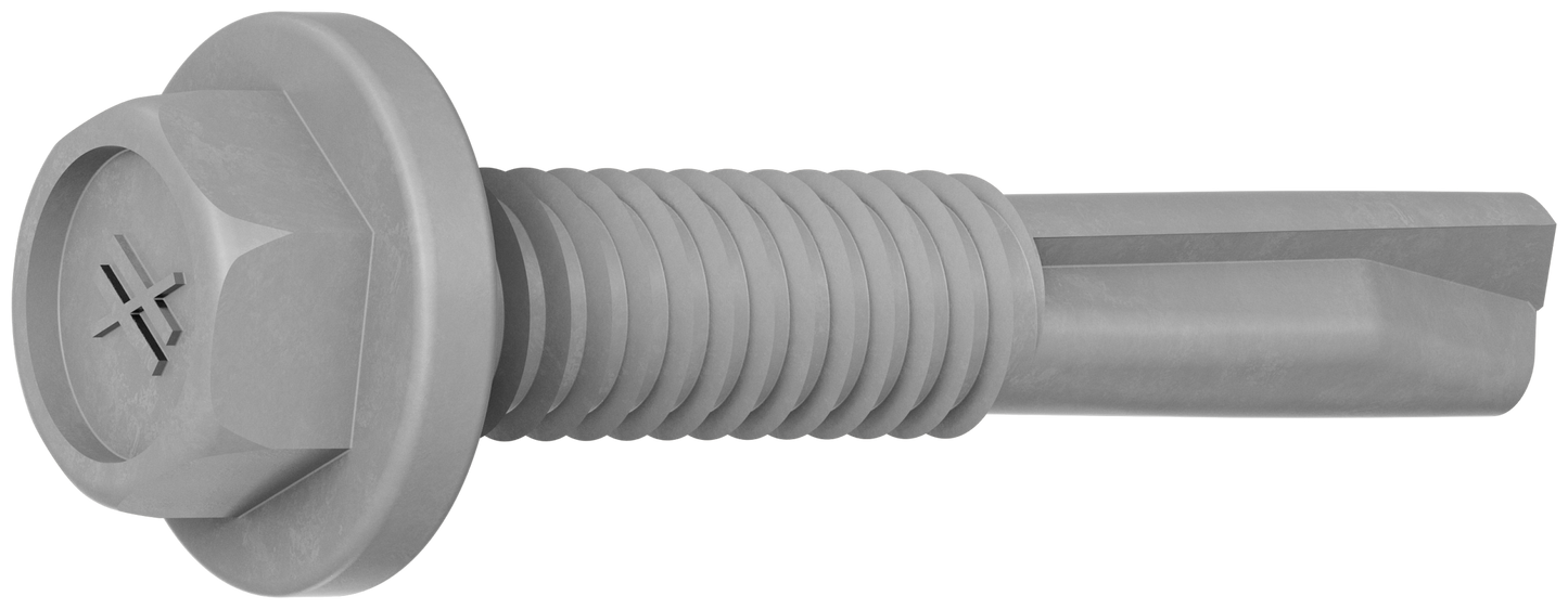Simpson Strong-Tie XMQ114S1224 Strong-Drive® XM MEDIUM-HEAD METAL Screw (Collated) — #12 x 1-1/4 in. 5/16 Hex (1500-Qty)