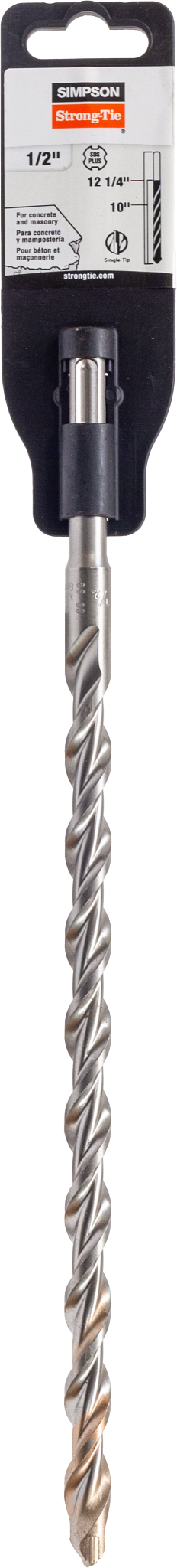 Simpson Strong-Tie MDPL05012 1/2 in. x 12-1/4 in. SDS-plus® Shank Drill Bit