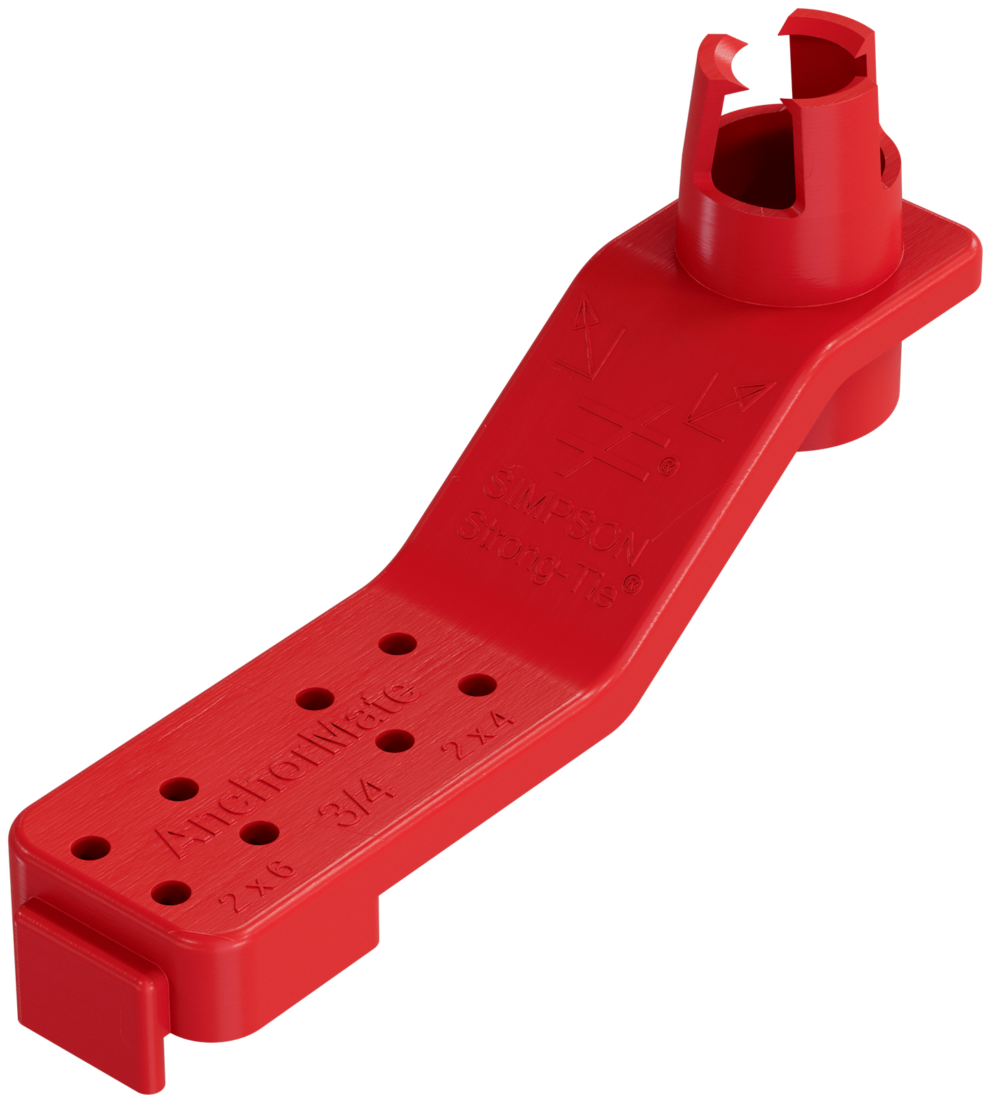 Simpson Strong-Tie AM 3/4 AnchorMate® 3/4-in. Dia. Anchor Bolt Holder — Red (100-Qty) (Pack of 60)