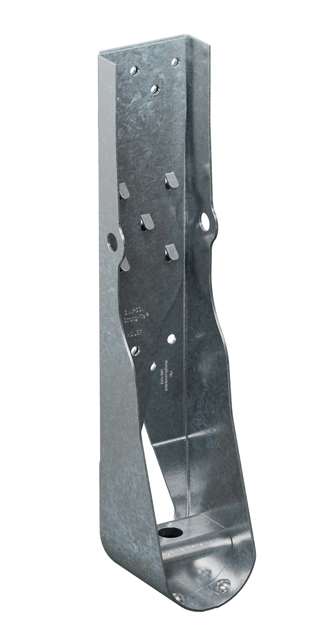 Simpson Strong-Tie HDUE7-SDS3 HDUE™ 14-11/16 in. Galvanized Predeflected Holdown with Strong-Drive® SDS Screws (Pack of 288)