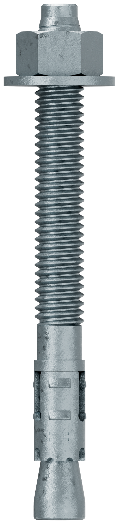 Simpson Strong-Tie STB2-37334MGF50 Strong-Bolt® 2 — 3/8 in. x 3-3/4 in. Mechanically Galvanized Wedge Anchor, Fully Assembled (50-Qty) (Pack of 420)