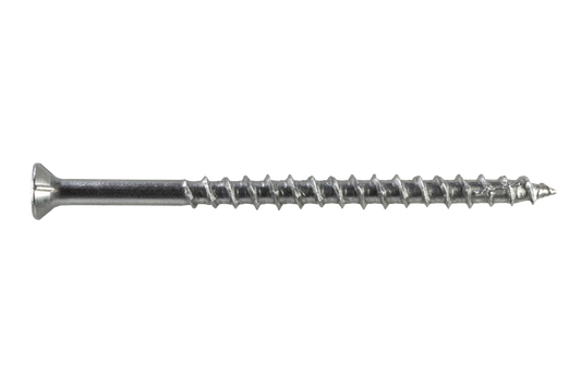 Simpson Strong-Tie T10350WPP Deck-Drive™ DWP WOOD SS Screw — #10 x 3-1/2 in. T-25, Flat Head, Type 316 (250-Qty)