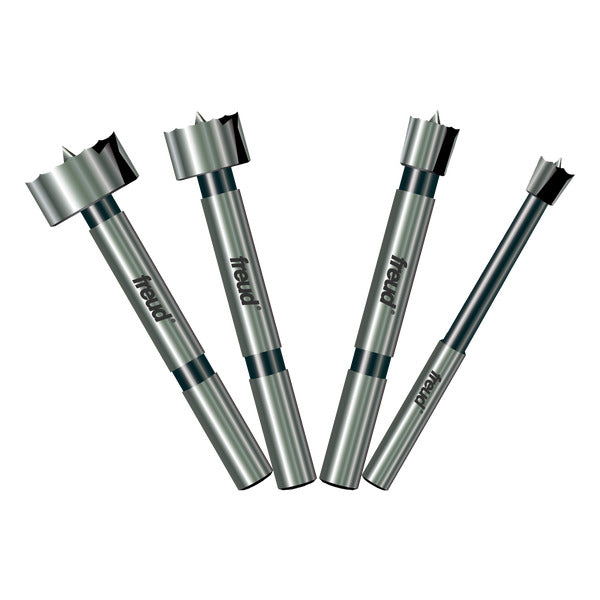 Freud 008925032465 4 Pcs. Precision Shear™ Forstner Bit Set
