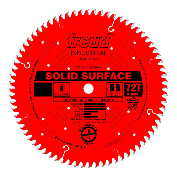 Freud 008925036012 14" x 96T Solid Surface Blade