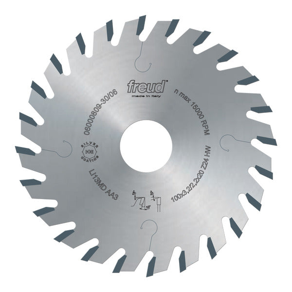 Freud Teeth Freud LI13MDAA3 100mm Bevelled Tooth Scoring– VM Hardware