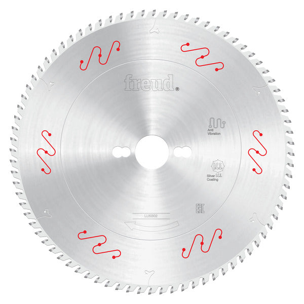 Freud 008925052838 250mm x 80T Thin to Medium Aluminum & Non Ferrous Blades with Mechanical Clamping