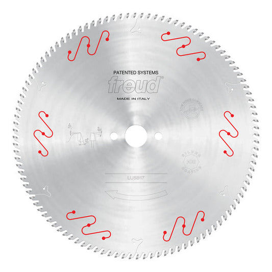 Freud 008925052982 350mm x 108T Thin to Medium Aluminum & Non Ferrous Blades with Mechanical Clamping