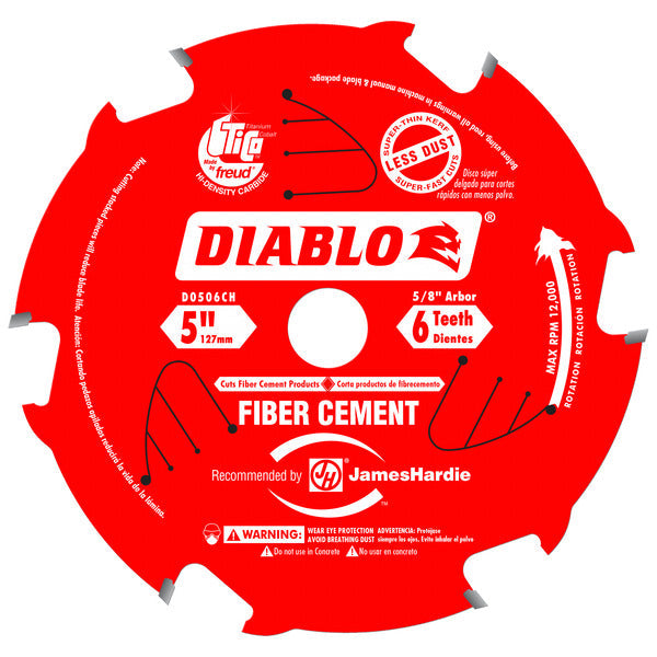 Diablo 008925081593 5 in. x 6 Tooth Circular Saw Blade