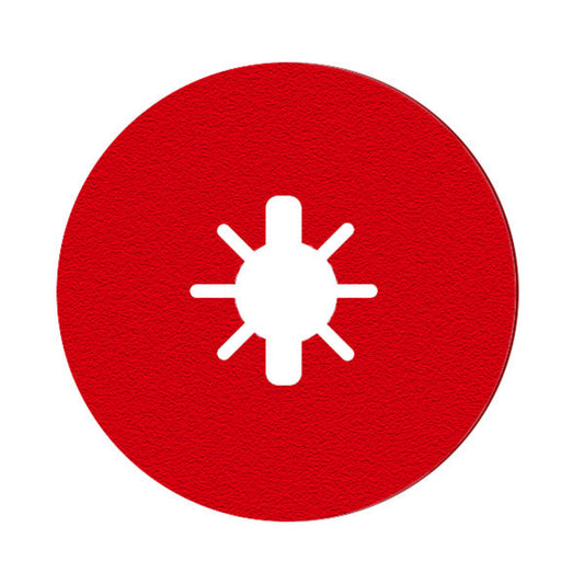 Diablo 008925093947 5" Fiber Disc, Aluminum Oxide, 36G 4Pk