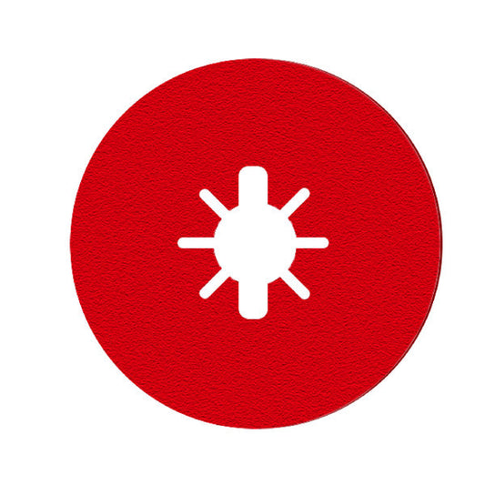 Diablo 008925093961 5" Fiber Disc, Aluminum Oxide, 80G 4Pk