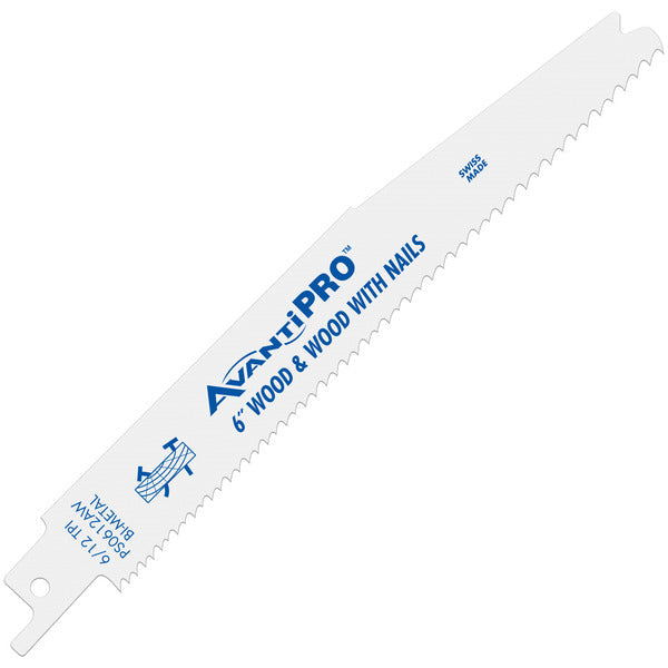 AvantiPRO 008925098379 AvantiPro 6" 6/12 TPI BM Recip Blade
