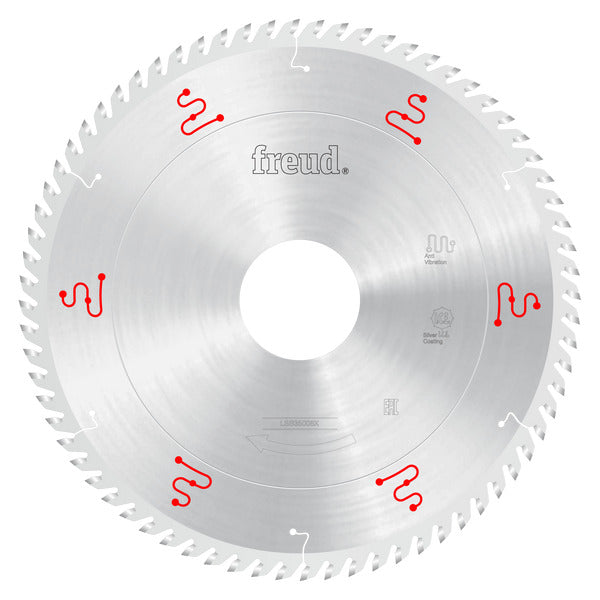 Freud 008925129165 350mm x 72T Panel Sizing blade for Horizontal Beam Saw (Extended Life)