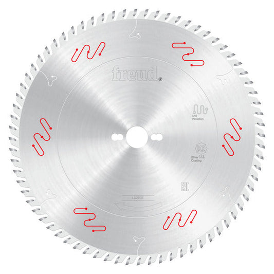 Freud 008925132455 350mm x 72T Carbide Tipped Blade for Ripping and Crosscutting Wooden and Composite Panels