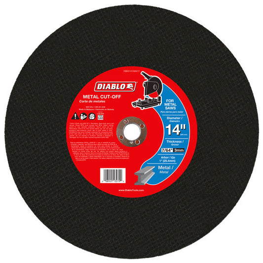 Diablo 008925132790 14"x7/64"x1" Metal Chop Saw Disc