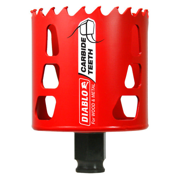Diablo 008925137788 2-5/8" (67mm) Carbide-Tipped Hole Saw with SnapLock Plus Mandrel System