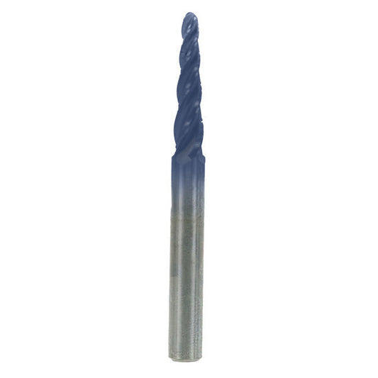 Freud 008925140825 7° x 1/8" Tapered Ball Tip, Solid Carbide, 1/4" Shank