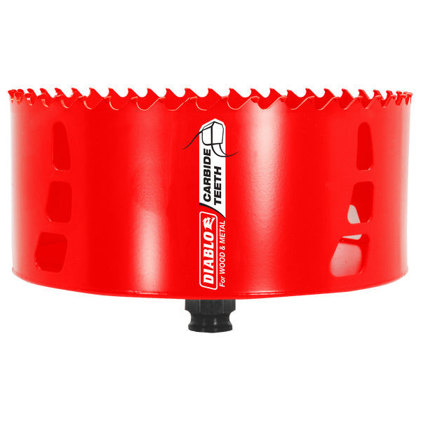 Diablo 008925142584 6" (152mm) Carbide-Tipped Wood & Metal Holesaw with SnapLock Plus Mandrel System