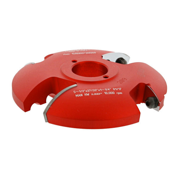 Freud 008925144120 5-1/2" (Dia.) 2+2 Advanced Design Raised Panel Insert Shaper Cutter for 3/4" Stock with 1-1/4" bore