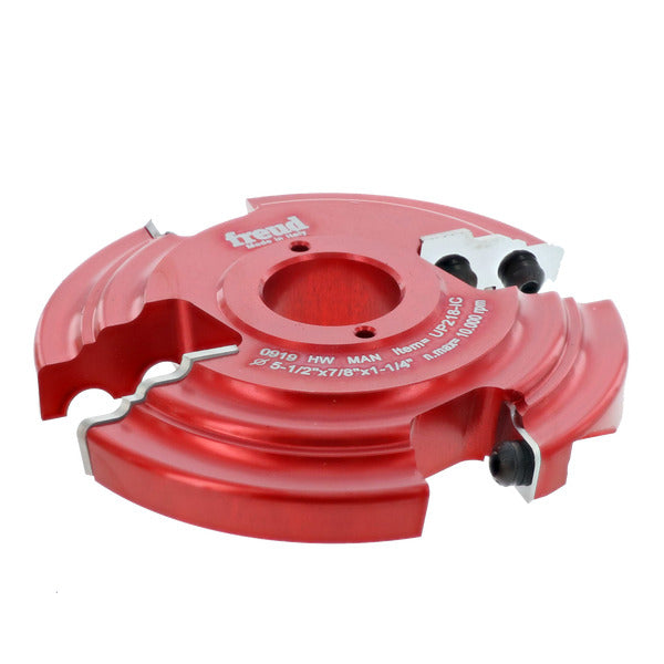 Freud 008925144229 5-1/2" (Dia.) 2+2 Advanced Design Raised Panel Insert Shaper Cutter for 3/4" Stock with 1-1/4" bore