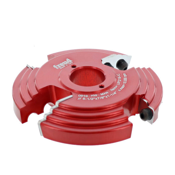 Freud 008925144236 5-1/2" (Dia.) 2+2 Advanced Design Raised Panel Insert Shaper Cutter for 3/4" Stock with 1-1/4" bore