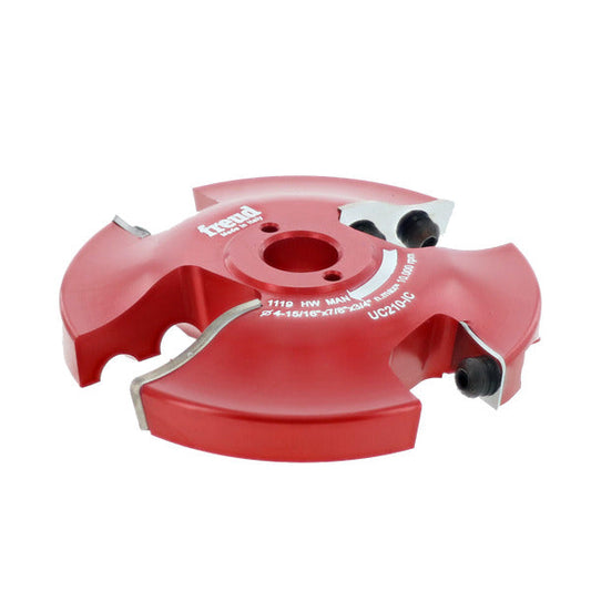 Freud 008925145400 4-15/16" (Dia.) 2+2 Advanced Design Raised Panel Insert Shaper Cutter for 3/4" Stock with 3/4" bore