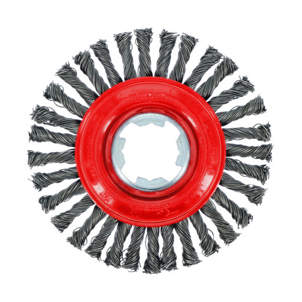 Diablo 008925147527 4 in. X-LOCK Carbon Steel Stringer Bead Twist Wheel