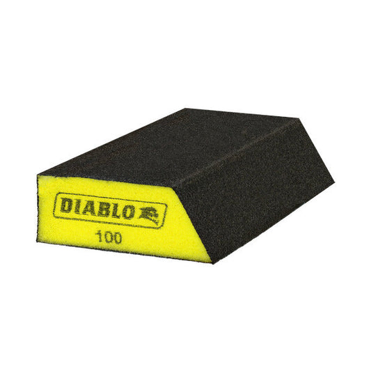 Diablo 008925156338 Corner Contact 100-Grit (Fine) Sanding Sponge (4-Pack)