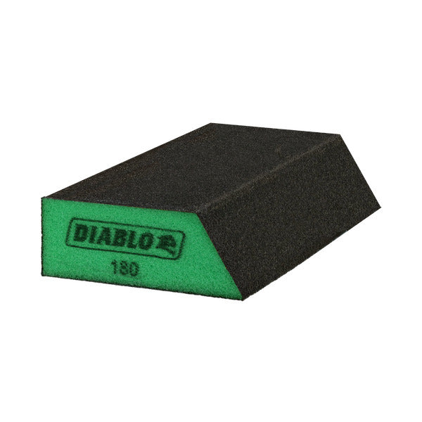 Diablo 008925156352 Corner Contact 180-Grit (Ultra Fine) Sanding Sponge (4-Pack)