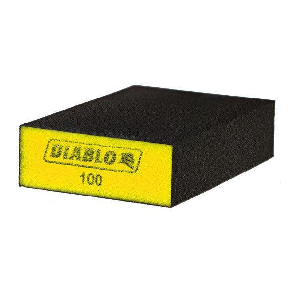 Diablo 008925156376 Large Flat 100-Grit (Fine) Sanding Sponge (4-Pack)