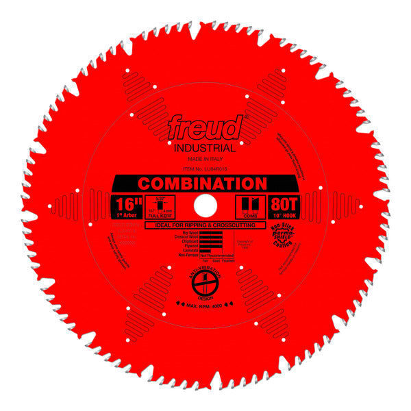 Freud 008925301585 16" x 80T Combination Blade