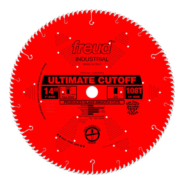 Freud 008925301639 14" x 108T Ultimate Cut-Off Blade