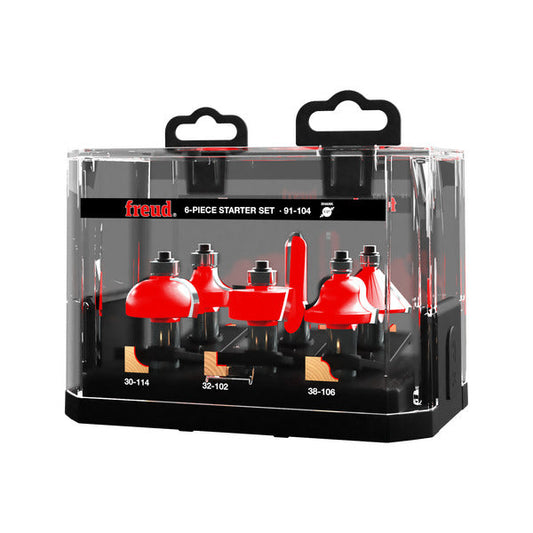 Freud 008925370055 6 Piece Starter Bit Set (1/2" Shank)