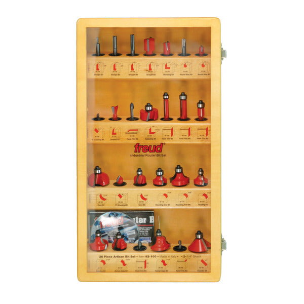 Freud 008925370062 26 Piece Artisan Bit Set