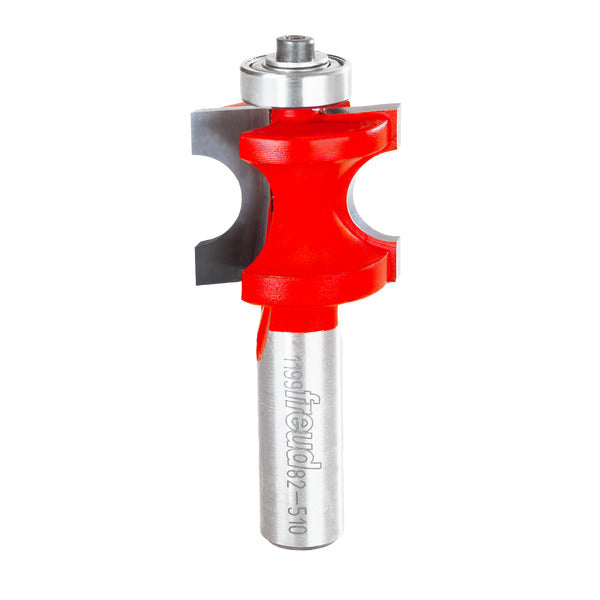 Freud 008925384366 1/4" Radius Half Round Bit with Bearing with 1/2" Shank