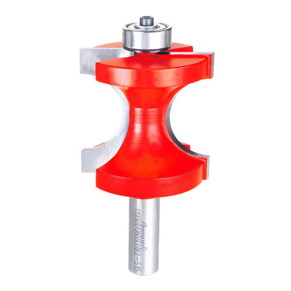 Freud 008925384397 5/8" Radius Half Round Bit with Bearing with 1/2" Shank
