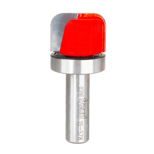 Freud 008925385417 1/4" Radius Dish Carving Bit with 1/2" shank, 1-1/8" overall diameter