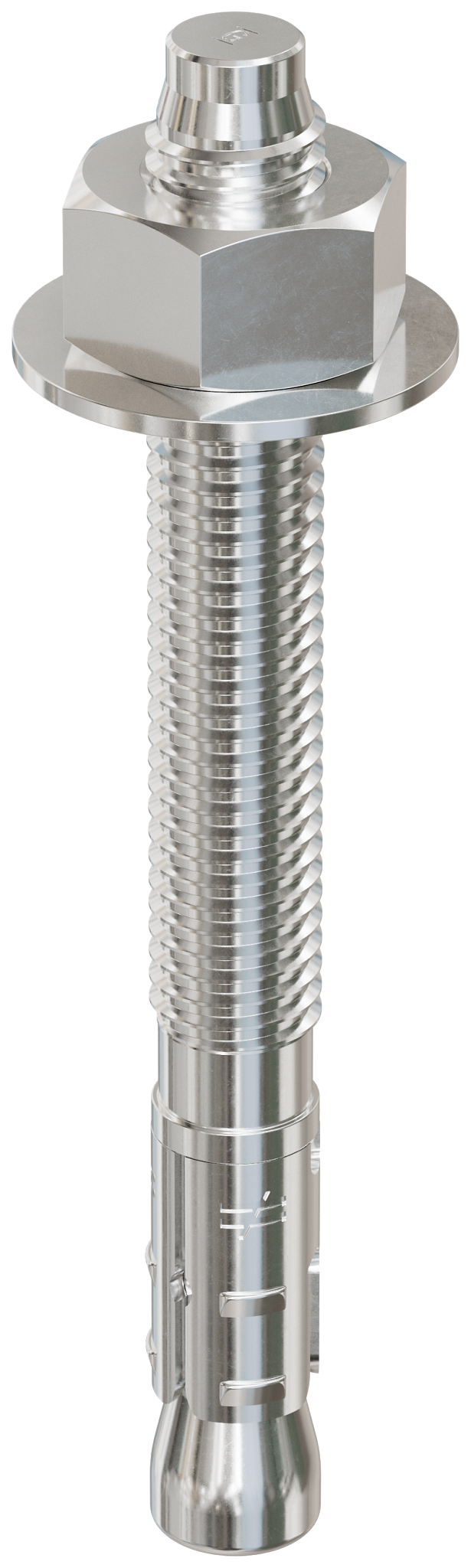 Simpson Strong-Tie STB2-50434S4F25 Strong-Bolt® 2 — 1/2 in. x 4-3/4 in. Type 304 Stainless-Steel Wedge Anchor, Fully Assembled (25-Qty) (Pack of 2)