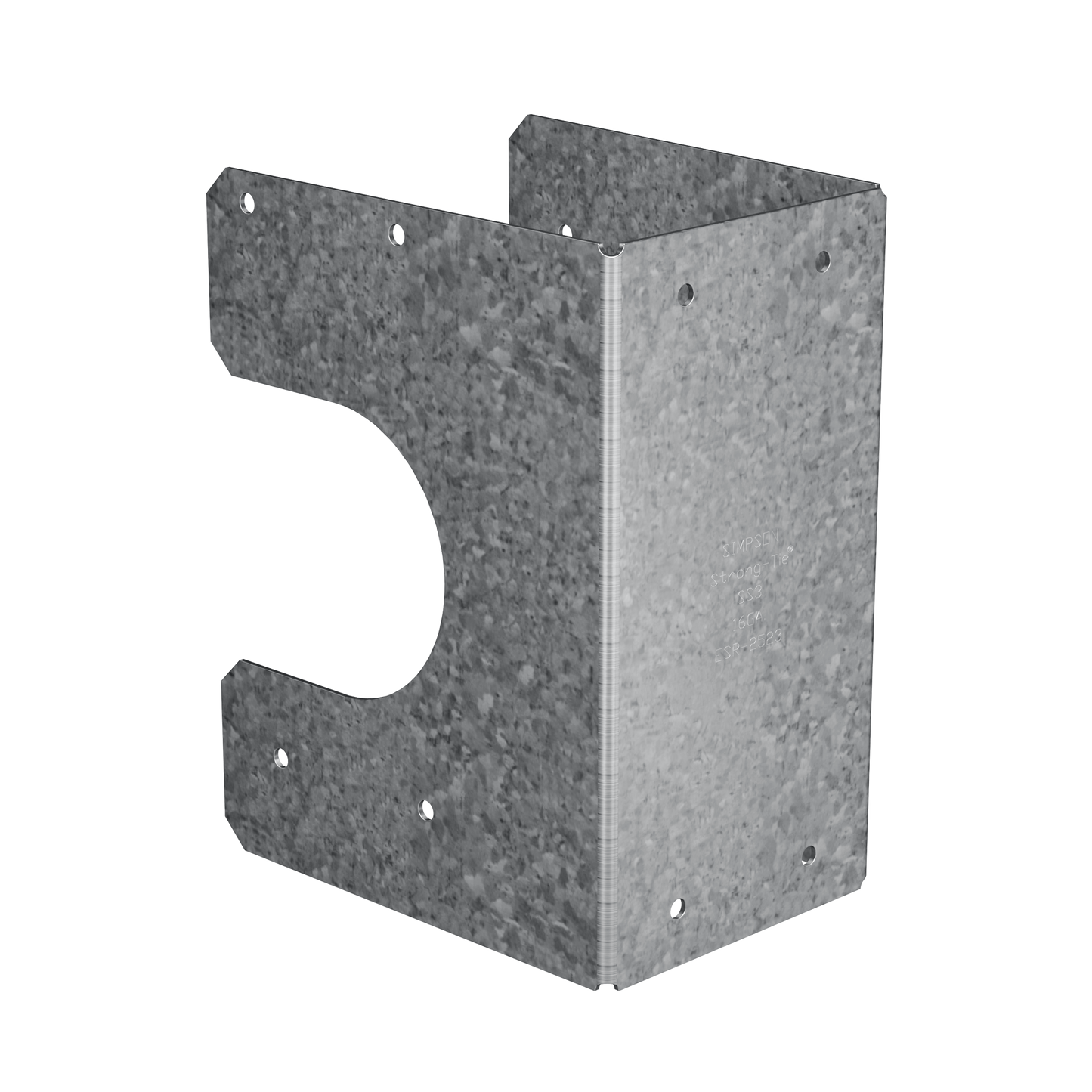 Simpson Strong-Tie SS3 SS 16-Gauge Galvanized Stud Shoe for Double 2x Stud (Pack of 2400)