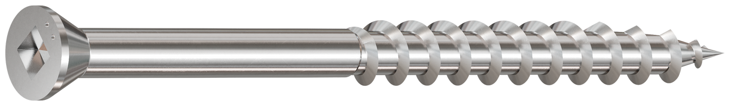 Simpson Strong-Tie S07C225PAK Trim-Head Screw, Square Drive — #7 x 2-1/4 in. #1 SQ, Type 305 (350-Qty) (Pack of 6)