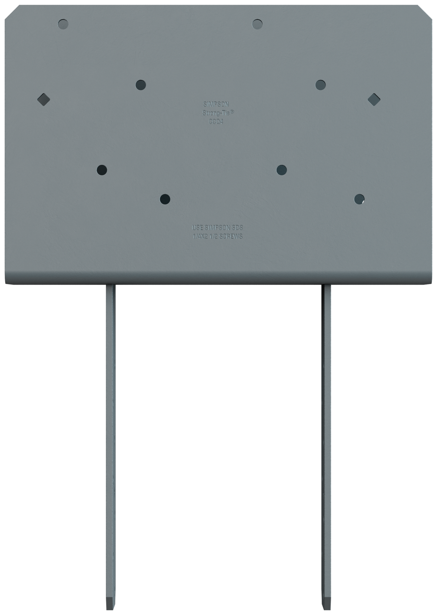 Simpson Strong-Tie CCQ48SDS2.5 CCQ™ Column Cap for 4x Beam, 8x Post with Strong-Drive® SDS Screws