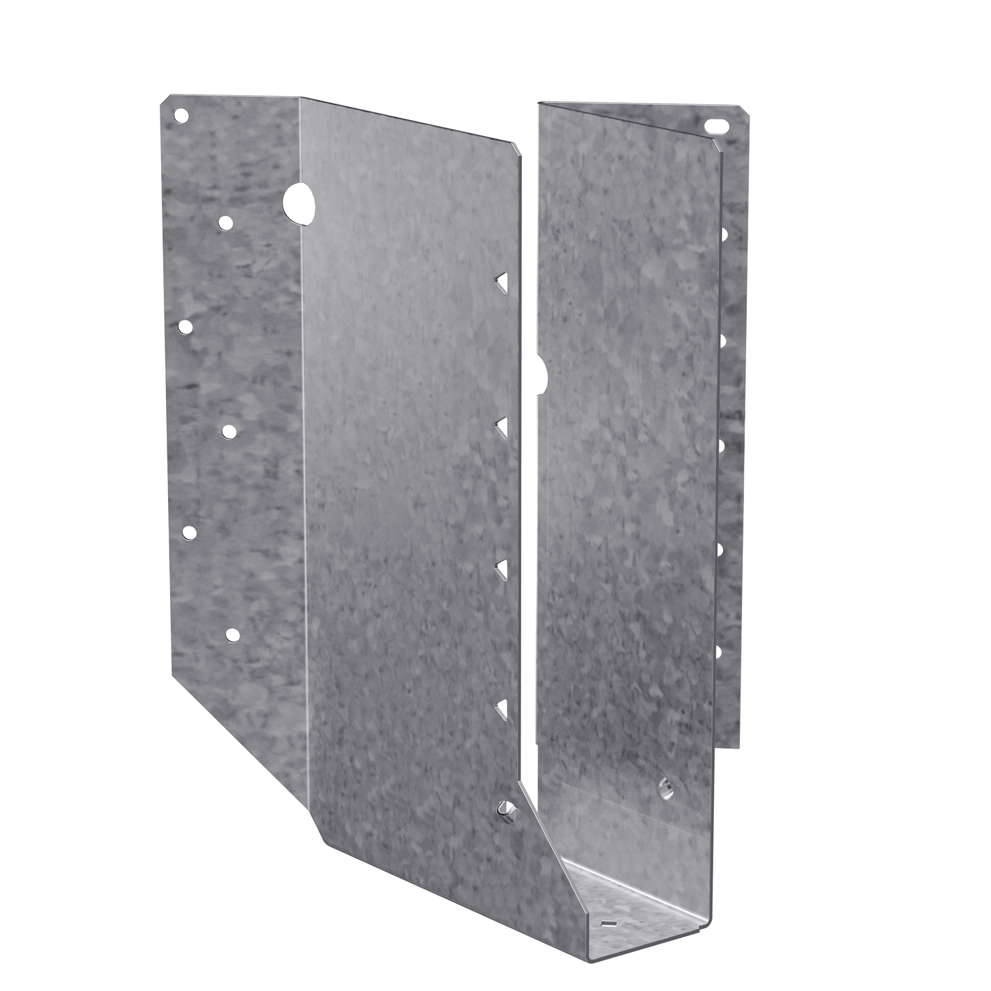 Simpson Strong-Tie SUR1.81/9 SUR Galvanized Joist Hanger for 1-3/4 in. x 9-1/4 to 9-1/2 in. Engineered Wood, Skewed Right