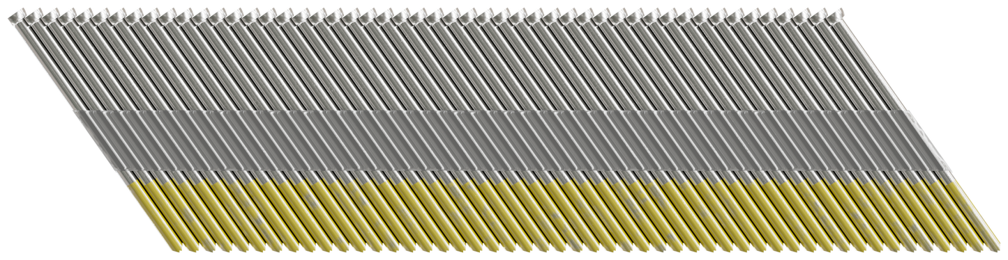 Simpson Strong-Tie T15N150SFB Tape Collation, DA-Style Angle, 15-Gauge Finishing Nail — 1-1/2 in. Type 316 (500-Qty)
