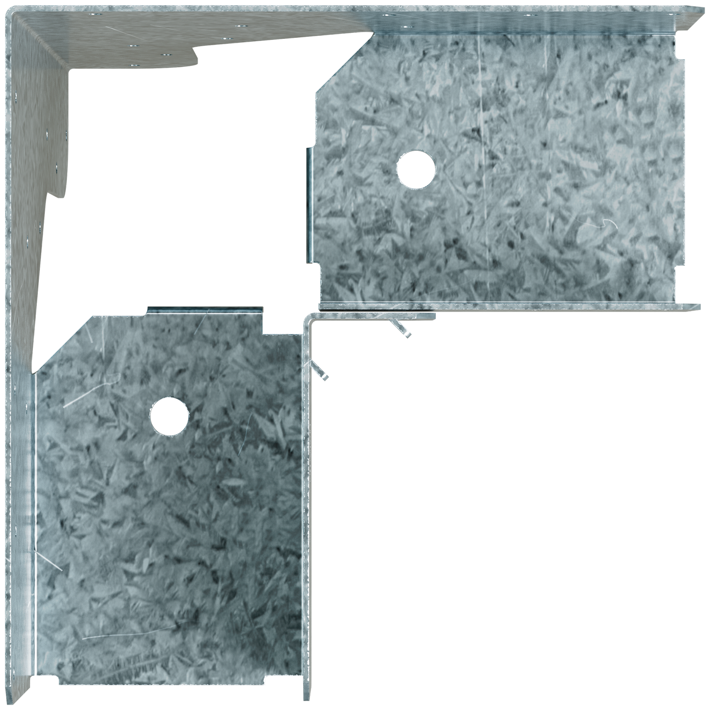 Simpson Strong-Tie RTC44 RTC 14-Gauge ZMAX® Galvanized Rigid Tie® Corner for 4x, 4x4 Post (Pack of 12)