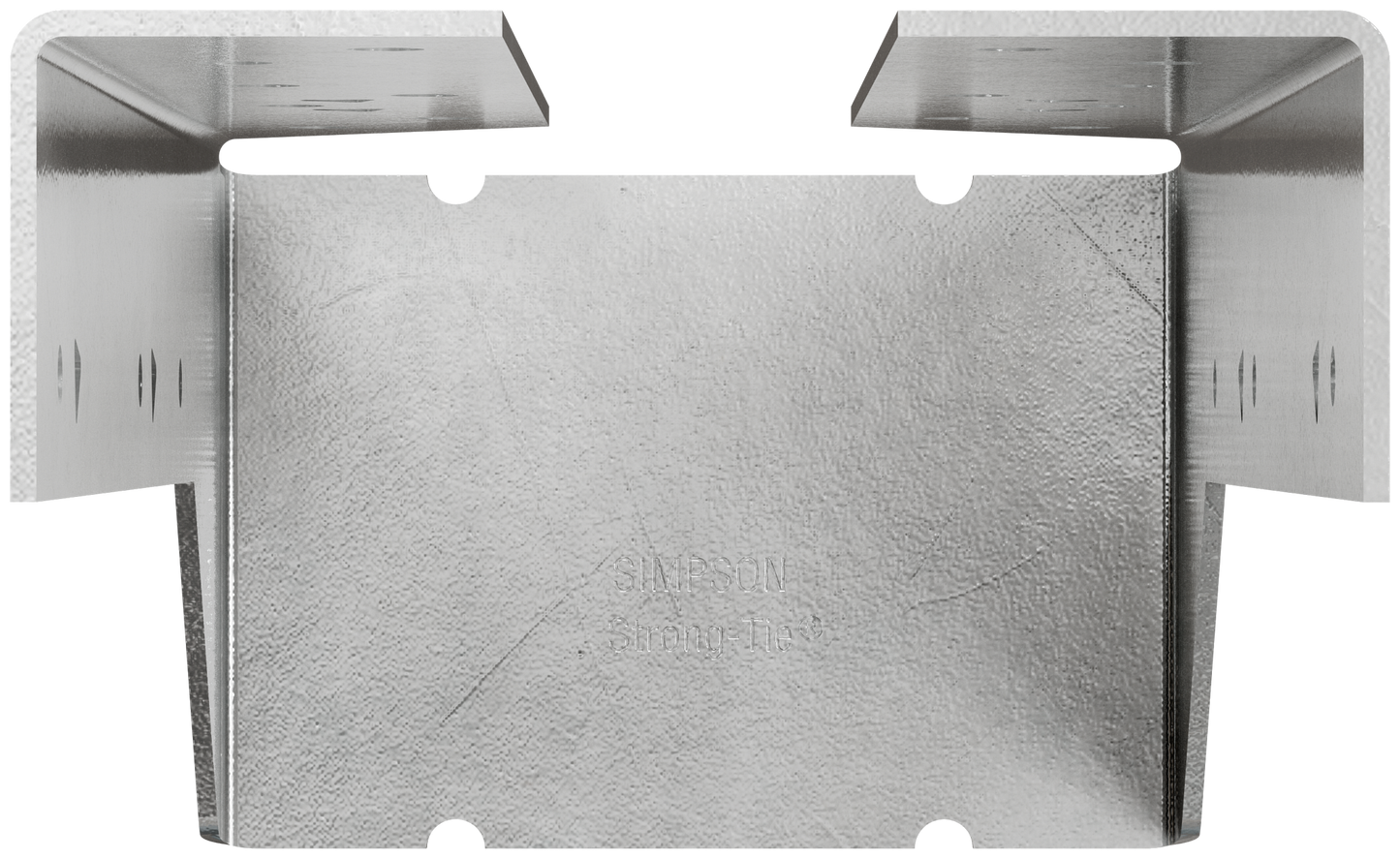 Simpson Strong-Tie HUC410SS HUC Stainless-Steel Face-Mount Concealed-Flange Joist Hanger for 4x10 (Pack of 25)