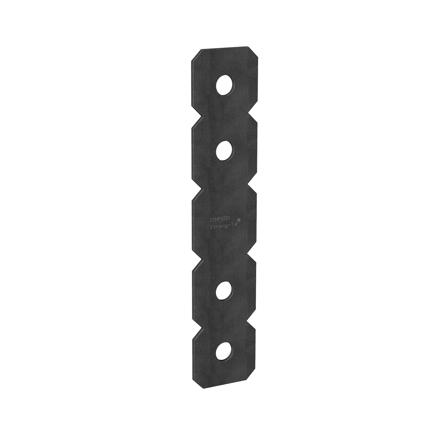 Simpson Strong-Tie OHS OHS 2-1/2 in. x 12 in. Black Powder-Coated Ornamental Heavy Strap (Pack of 5)