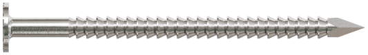 Simpson Strong-Tie T4KR71 Premium Siding Nail — 1-1/2-in. x 7/32-in. Head Dia., Type 316 Stainless Steel (1 lb.) (Pack of 10)
