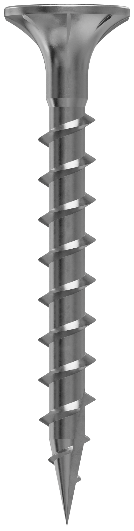 Simpson Strong-Tie T08C162WQ-RP75 Fiber-Cement Screw — #8 x 1-5/8 in. #2 Square Wafer-Head, Type 316 (75-Qty) (Pack of 4)