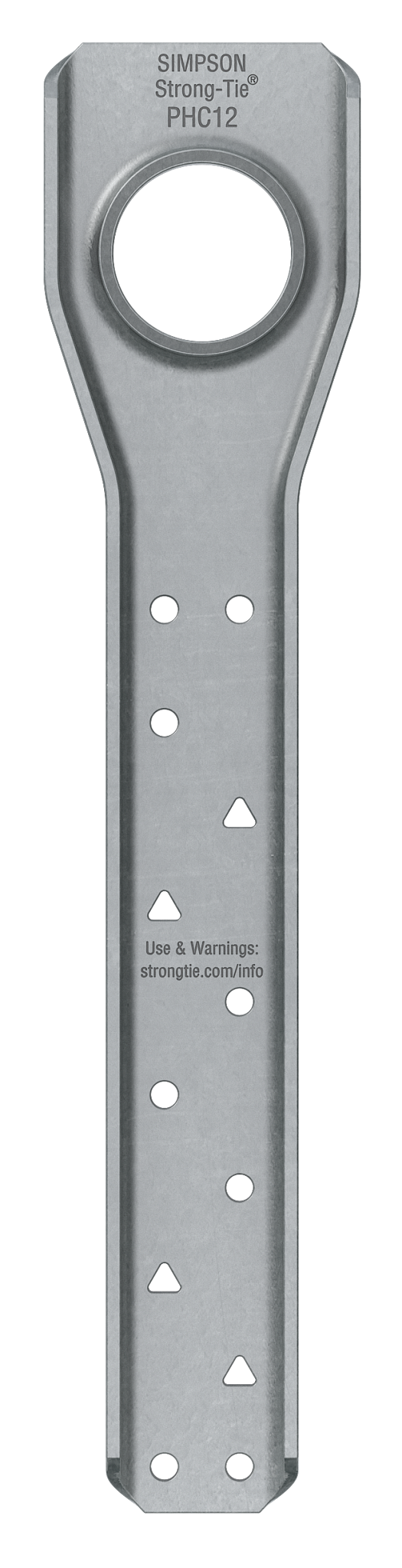 Simpson Strong-Tie PHC12 PHC™ 10-3/8 in. 12-Gauge Panel Hoist Clip (50-Qty) (Pack of 60)