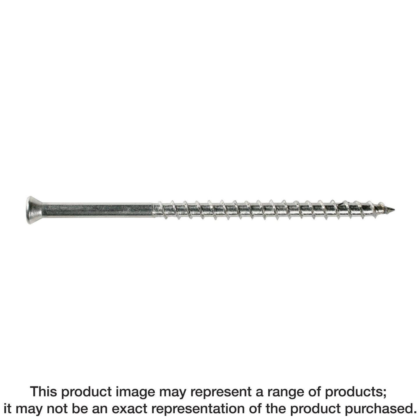 Simpson Strong-Tie S07200FBB Trim-Head Screw, Square Drive — #7 x 2 in. #1 SQ, Type 305 (4000-Qty)