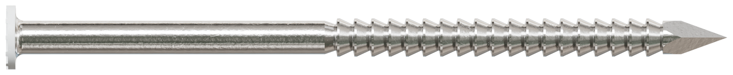 Simpson Strong-Tie S5SNDW1 Painted Siding Nail — 1-3/4 in. x .083 in. Type 304 Stainless Steel, White (1 lb.) (Pack of 10)
